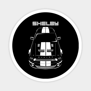 Ford Mustang Shelby GT500 KR 2008-2009 - White Stripes Magnet